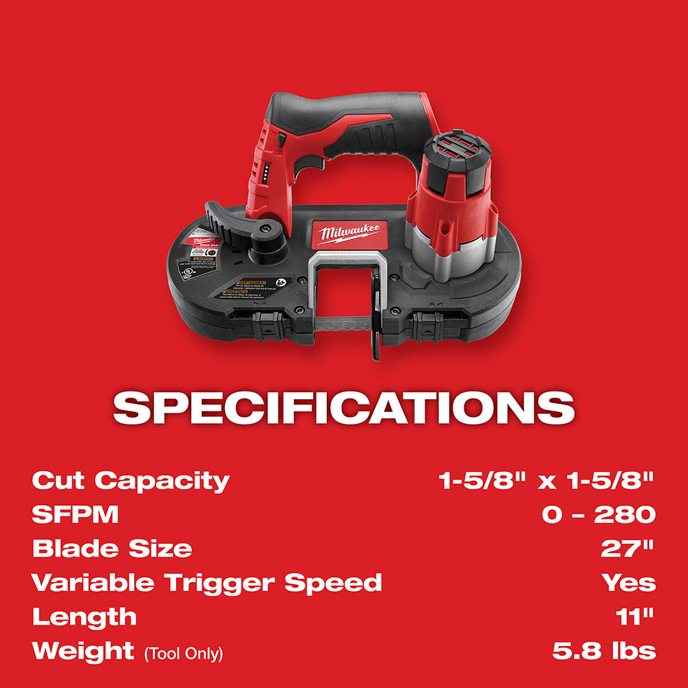 M12™ Cordless Sub-Compact Band Saw