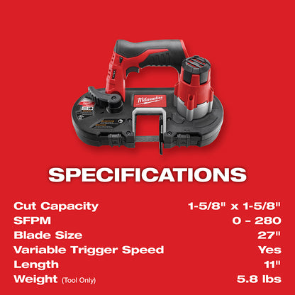 M12™ Cordless Sub-Compact Band Saw