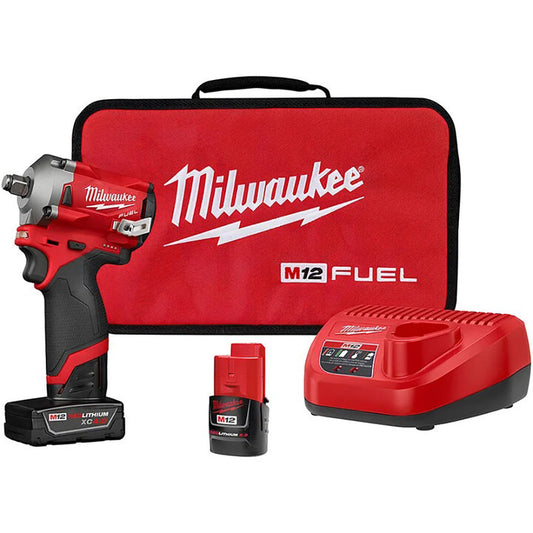 M12 FUEL™ 1/2" Stubby Impact Wrench Kit