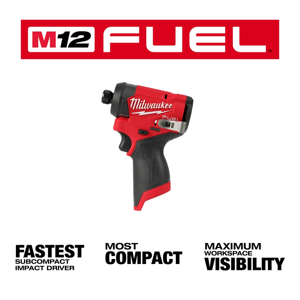 M12 FUEL™ 1/4" Hex Impact Driver 1 Battery Kit