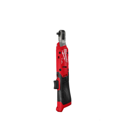 Red and black Milwaukee tool on a white background