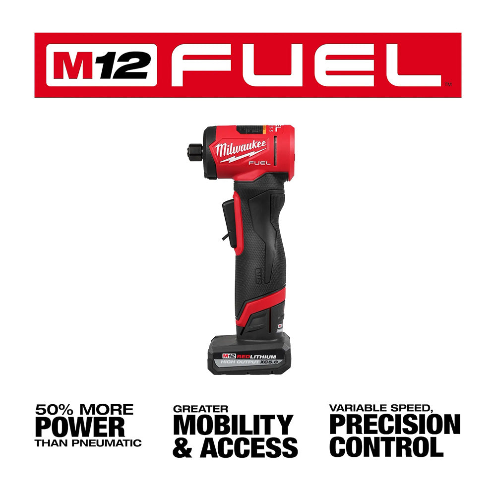 M12 FUEL™ 1/4" Right Angle Die Grinder Kit