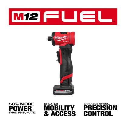 M12 FUEL™ 1/4" Right Angle Die Grinder Kit