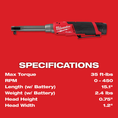 M12 FUEL™ 3/8" Extended Reach High Speed Ratchet Kit
