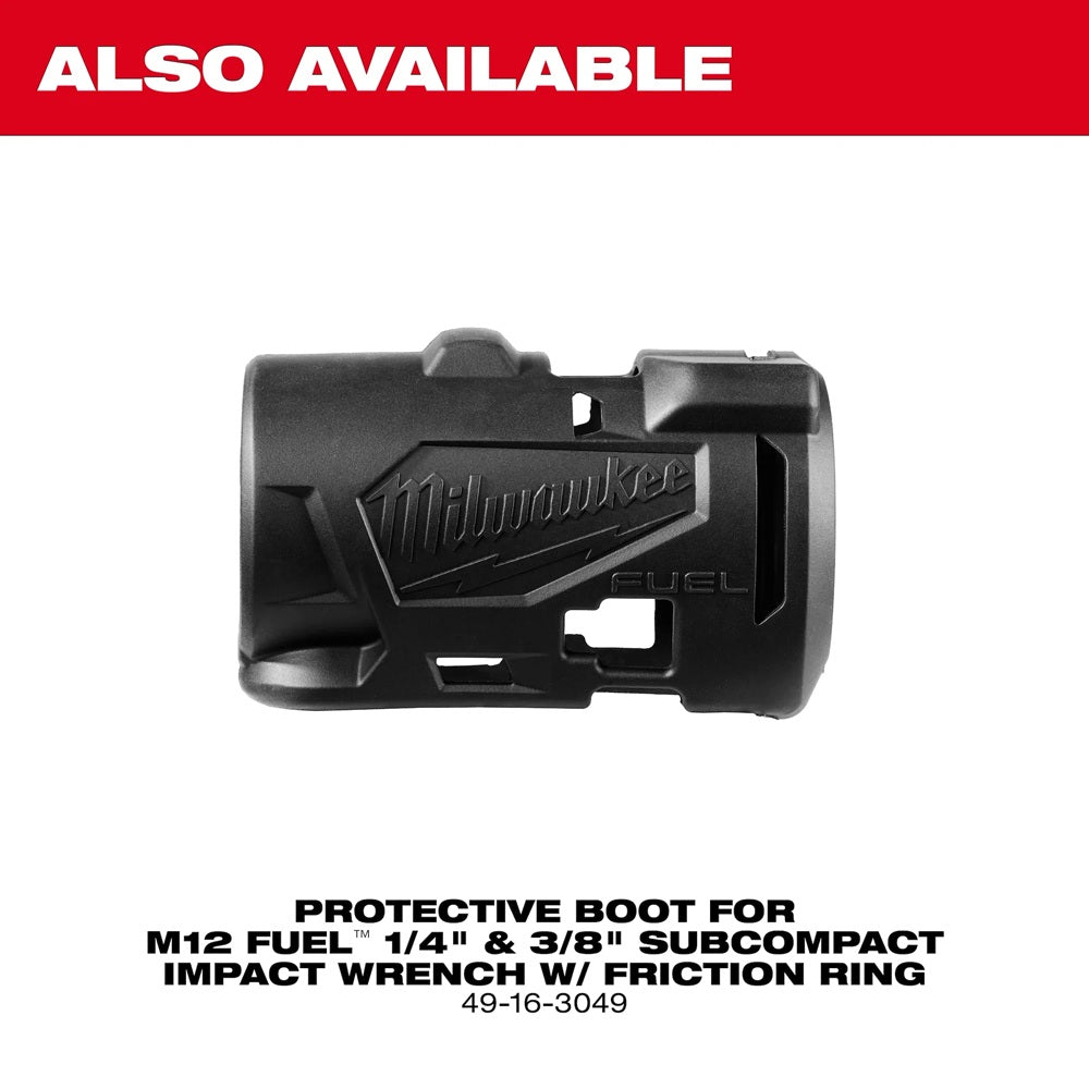 M12 FUEL™ 3/8" Subcompact Impact Wrench w/ Friction Ring Kit