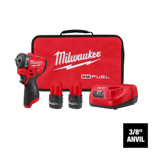 M12 FUEL™ 3/8" Subcompact Impact Wrench w/ Friction Ring Kit