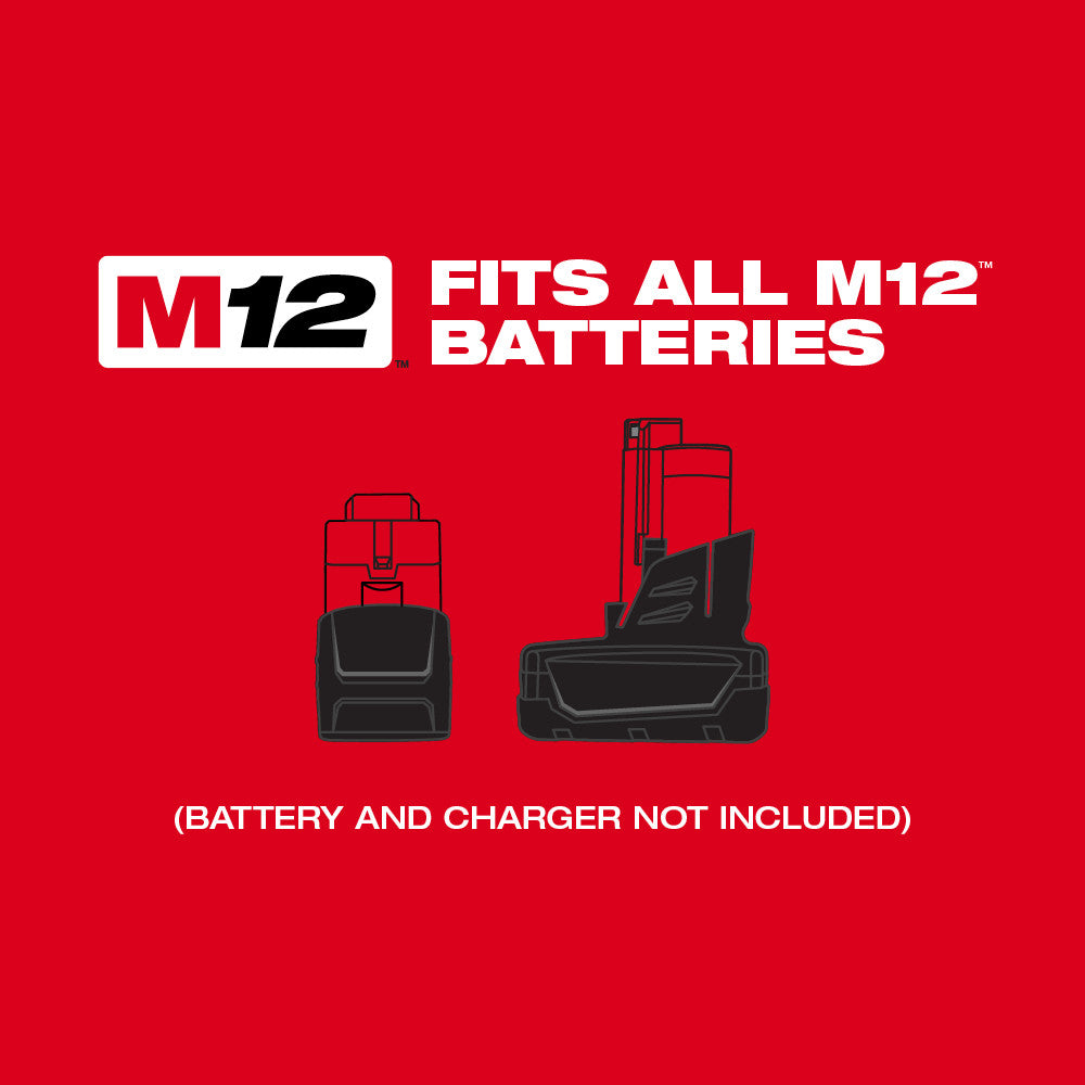 Fits all M12 Batteries
