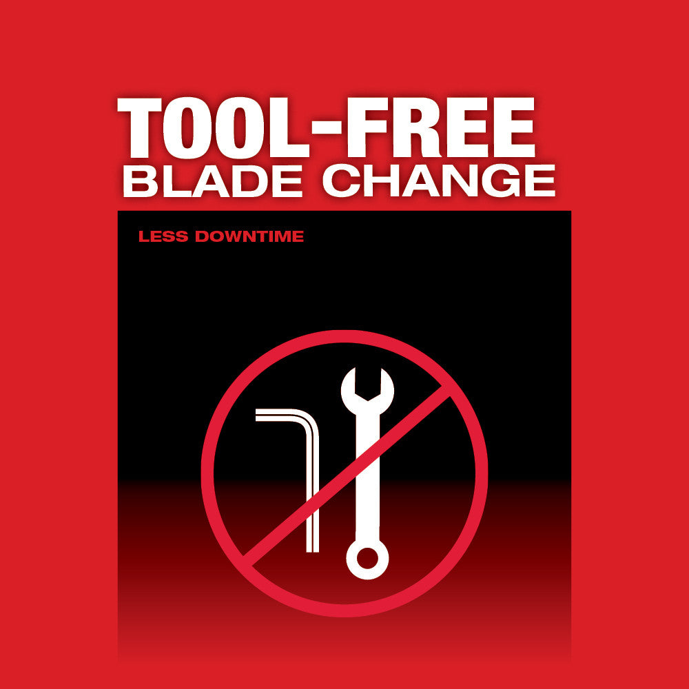 Tool-Free Blade Change