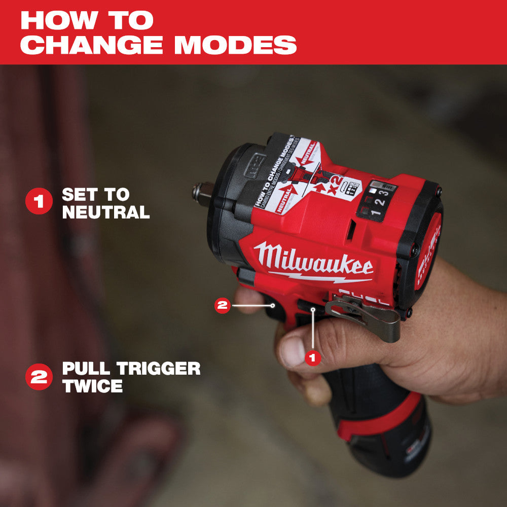 M12 FUEL™ Stubby 1/2" Impact Wrench Kit