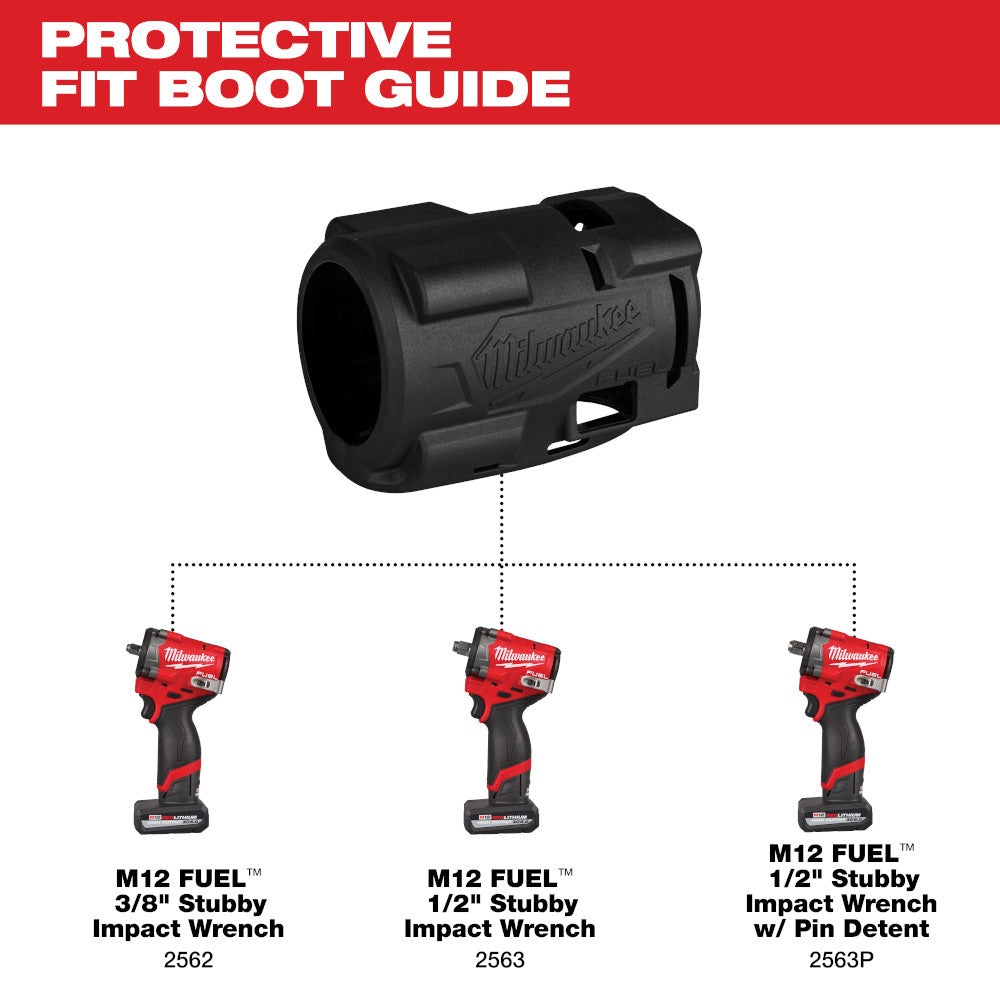 M12 FUEL™ Stubby Impact Wrench Protective Boot