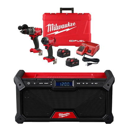M18™ Bluetooth® Jobsite Radio & M18 FUEL™ 2-Tool Combo Kit Bundle