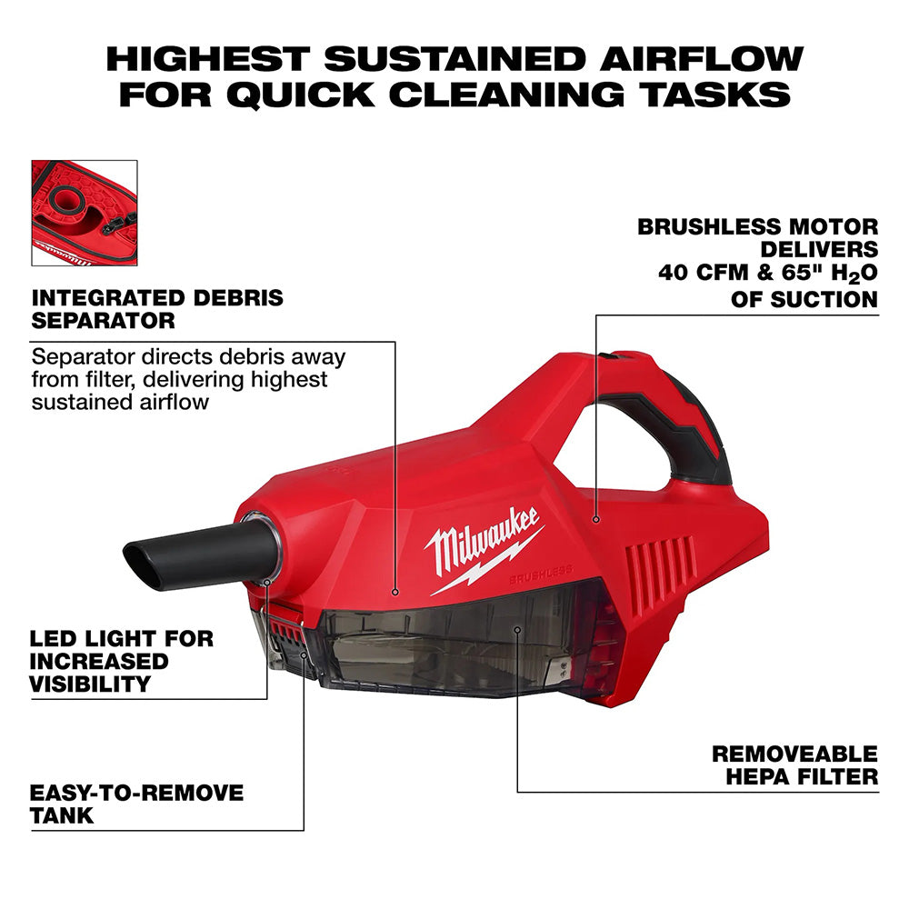 M18™ Brushless Handheld Vacuum