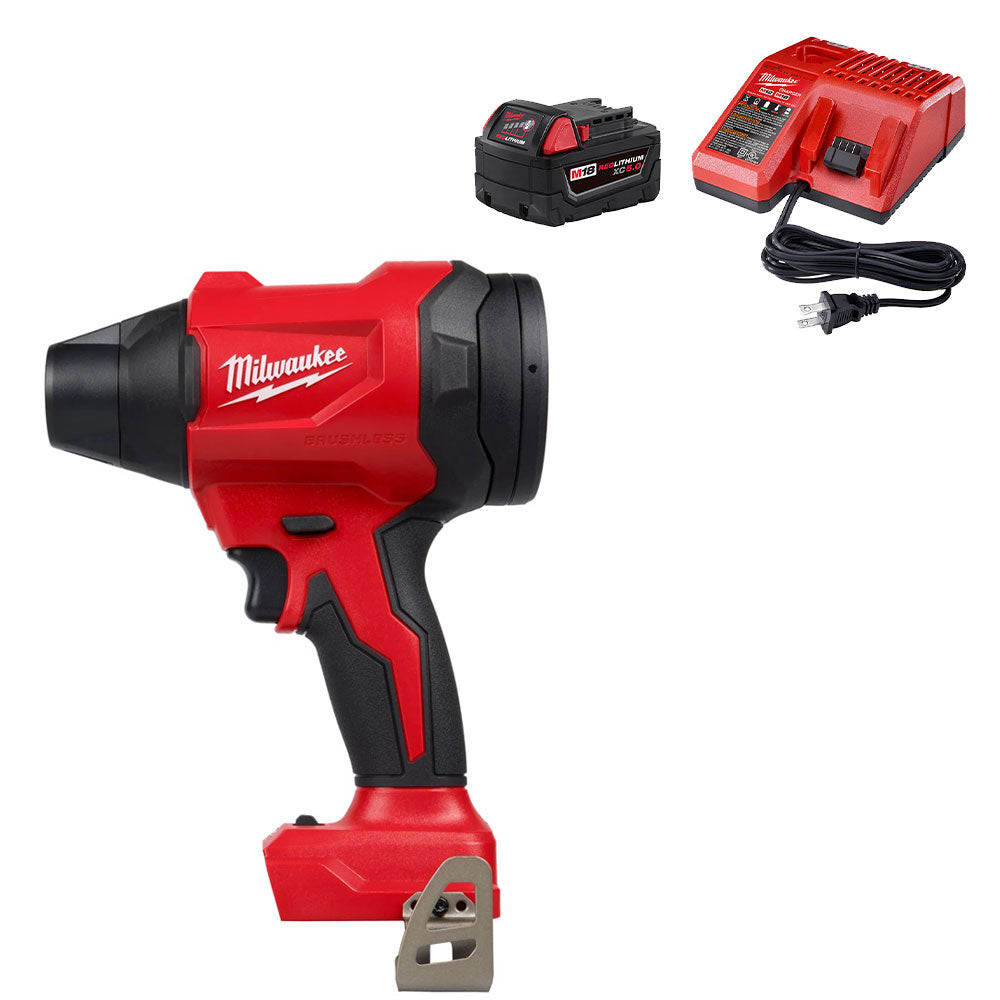 M18™ Brushless Precision Blower & M18™ REDLITHIUM™ XC 5.0Ah Battery and Charger Starter Kit Bundle