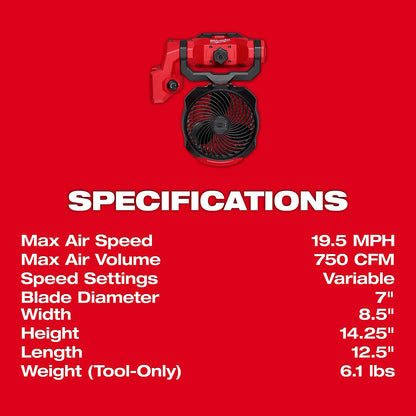 M18™ Brushless Scissor Lift Fan