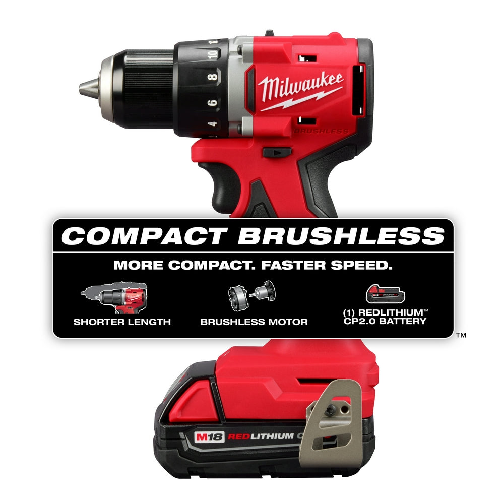 M18™ Compact Brushless 1/2" Drill/Driver Kit