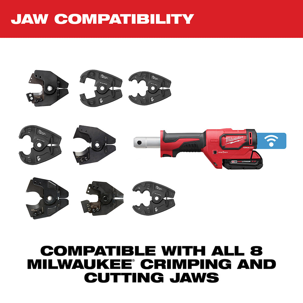 M18™ FORCE LOGIC™ 6T Utility Crimping Kit with D3 Grooves and Fixed O Die