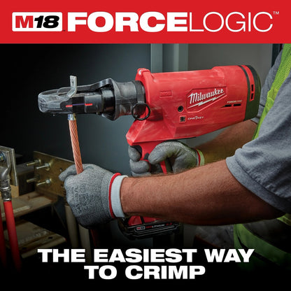 M18™ FORCE LOGIC™ 750 MCM Crimper with #6 - 750 MCM Cu Dies