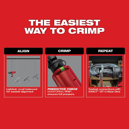 M18™ FORCE LOGIC™ 750 MCM Crimper with #6 - 750 MCM Cu Dies