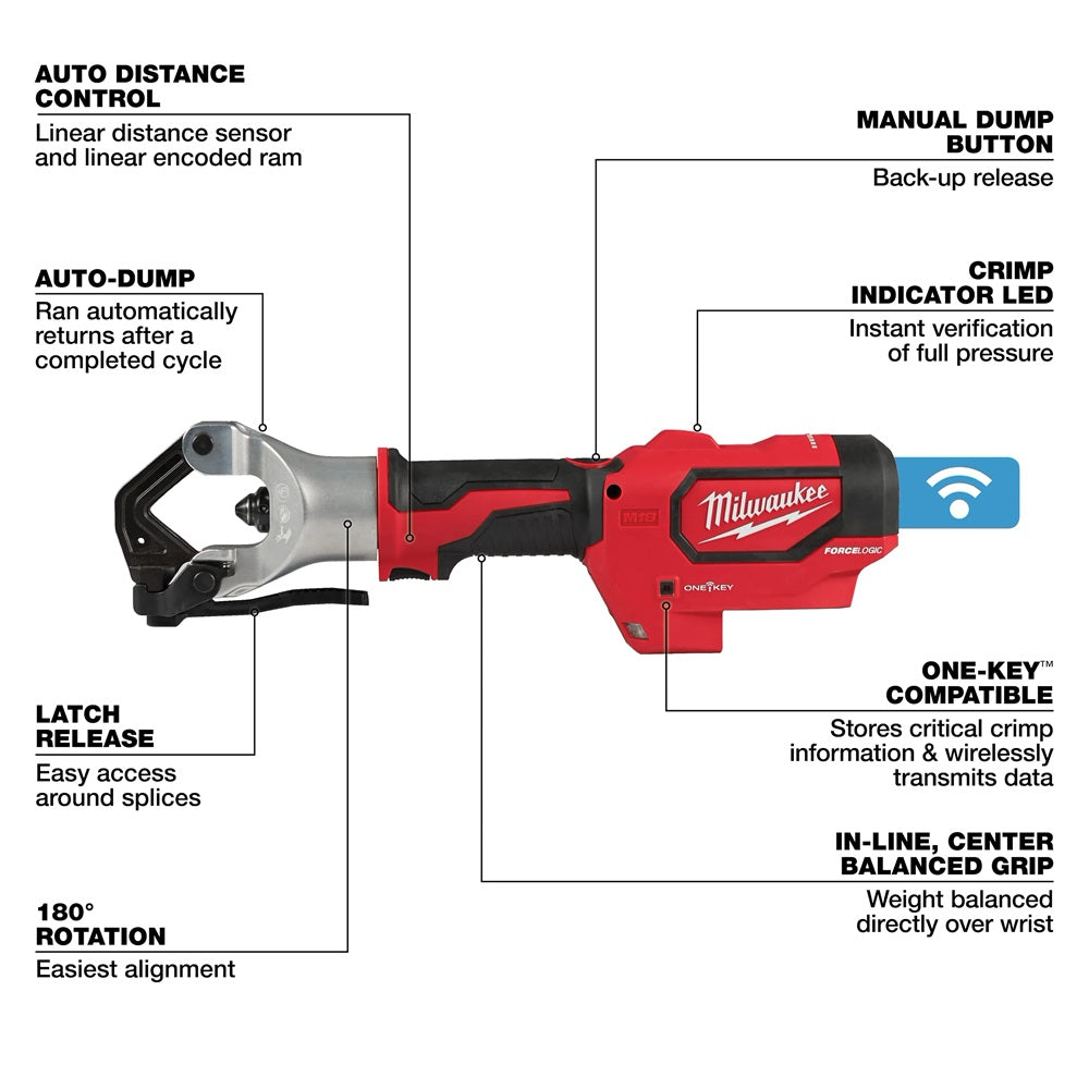 M18™ FORCE LOGIC™ 750 MCM Dieless Crimper