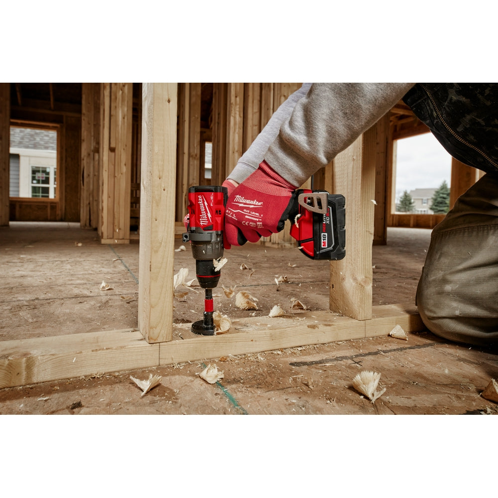 M18 FUEL™  1/2" Hammer Drill/Driver used in Construction Setting