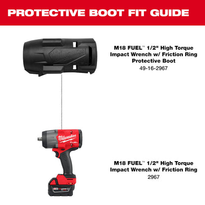 M18 FUEL™ 1/2" High Torque Impact Wrench w/ Friction Ring Protective Boot