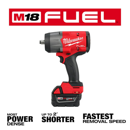 M18 FUEL™ 1/2" High Torque Impact wrench w/ Friction Ring Kit