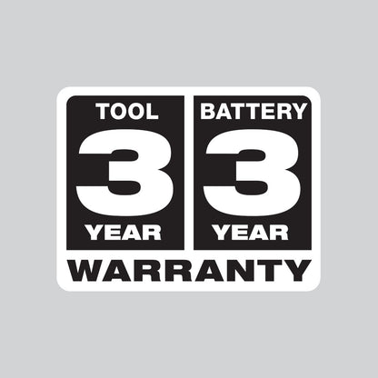 Tool and Battery 3 Year Warranty