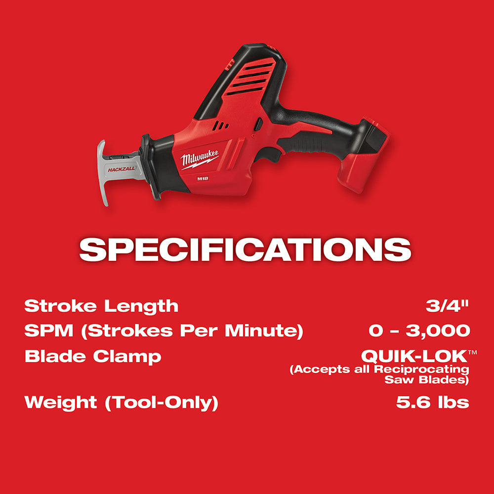 M18™ HACKZALL® Reciprocating Saw