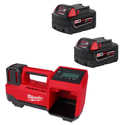 M18™ Inflator & M18™ REDLITHIUM™ XC 5.0Ah Extended Capacity Battery Pack (2 Piece) Bundle