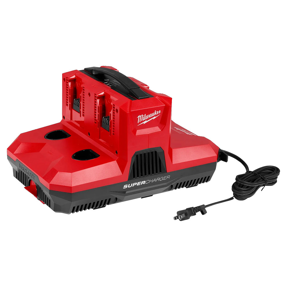M18™ & M12™ Four Bay Simultaneous Super Charger w/ PACKOUT™ Compatibility