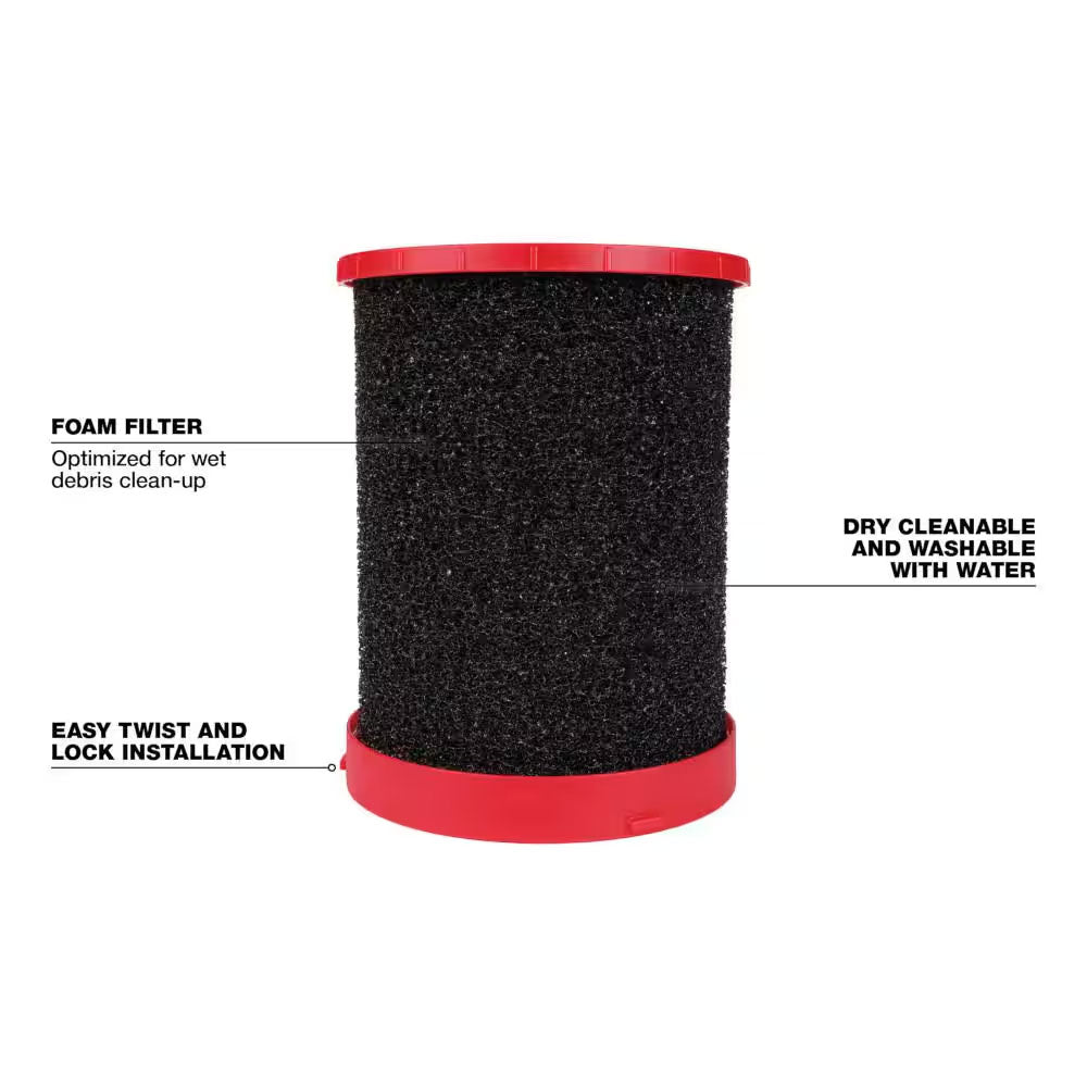 M18/M12 HEPA Wet/Dry Vacuum Filter (2-Pack)