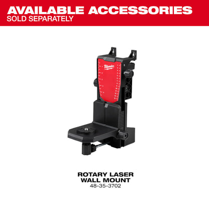 Available Accessories sold separately - Rotary Laster Wall Mount #48-35-3702 