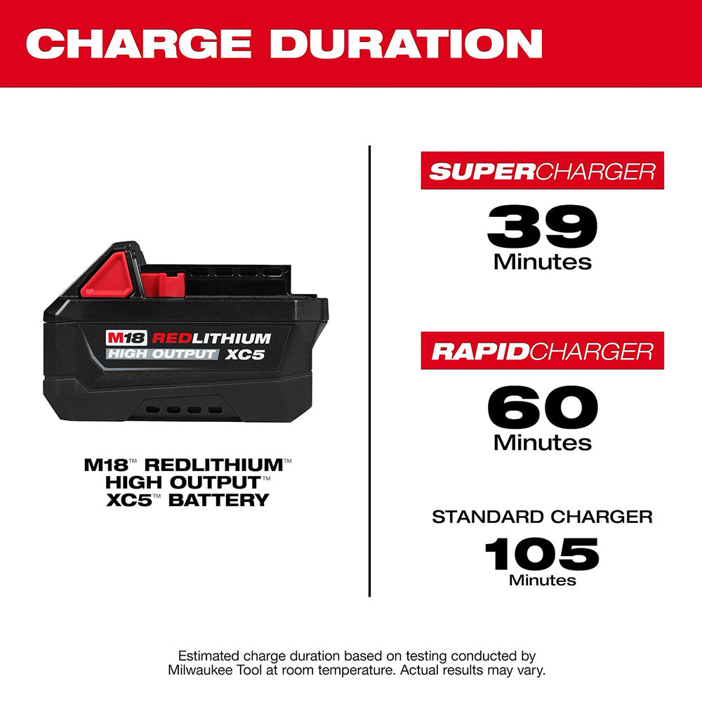 M18™ REDLITHIUM™ HIGH OUTPUT™ XC5™ Battery Pack