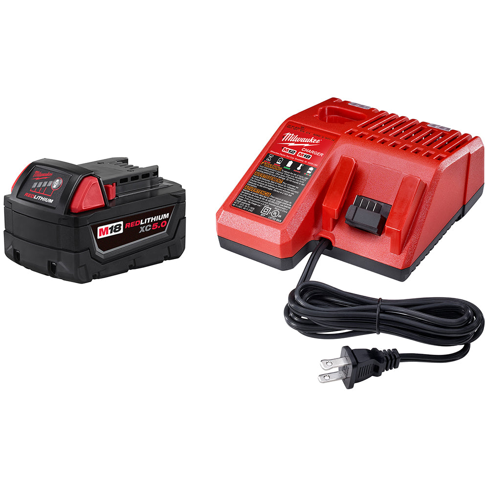 M18™ Brushless Precision Blower & M18™ REDLITHIUM™ XC 5.0Ah Battery and Charger Starter Kit Bundle