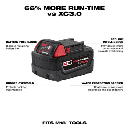 Battery pack with features highlighted on a white background