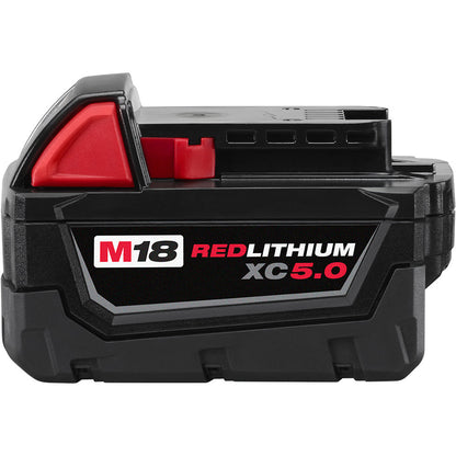 M18™ PACKOUT™ Six Bay Rapid Charger & M18™ REDLITHIUM™ XC 5.0Ah Extended Capacity Battery Pack Bundle