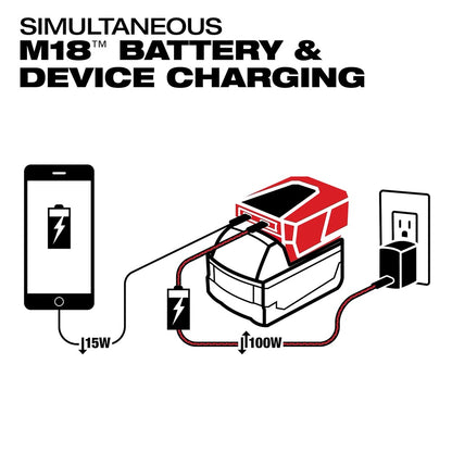 M18™ TOP-OFF™ Charger & Power Supply