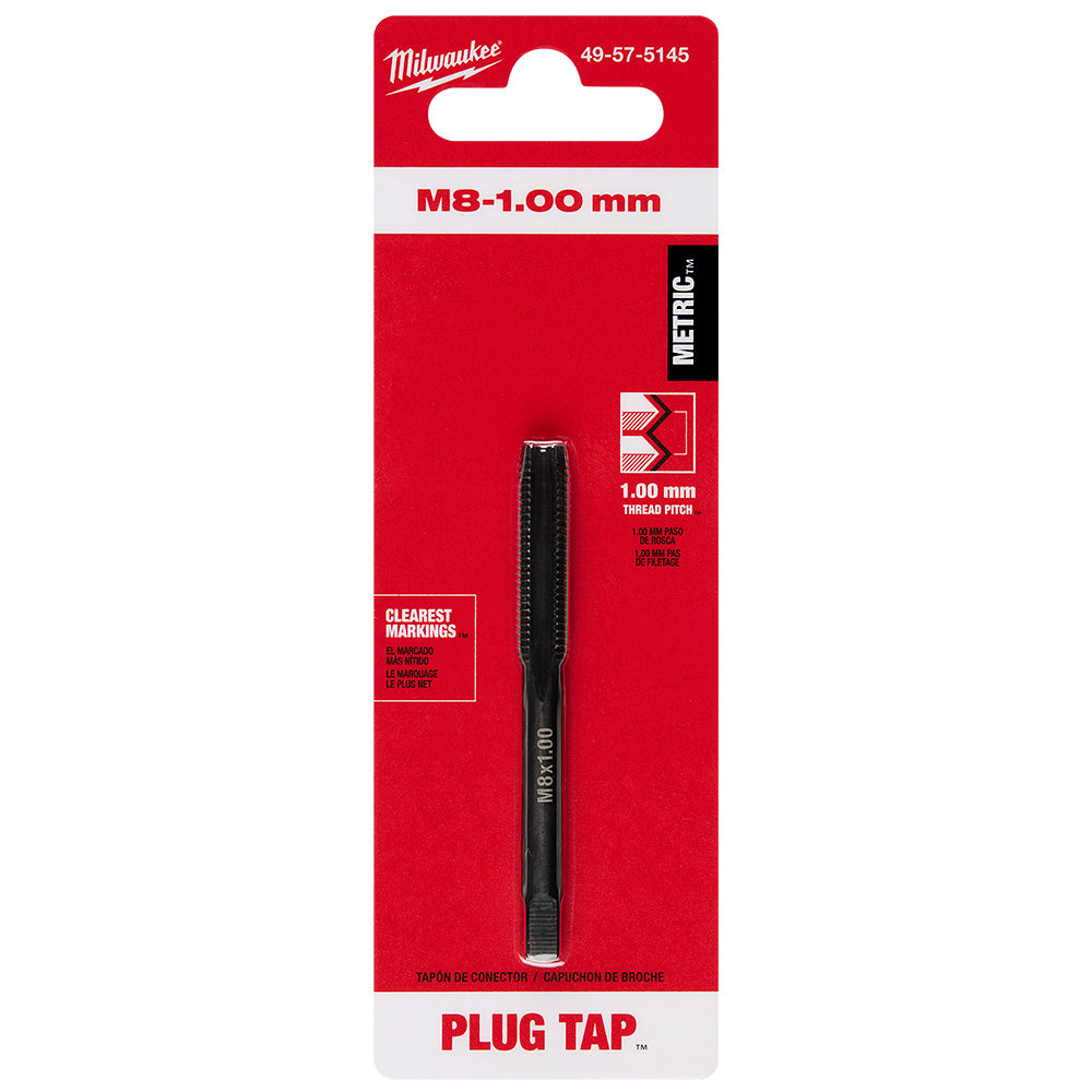 M8-1.00 mm Straight Flute Plug Tap