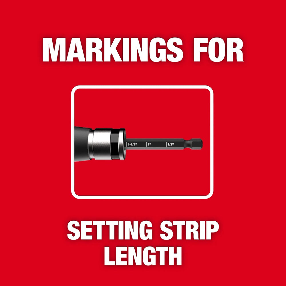 Markings for Setting Strip Length