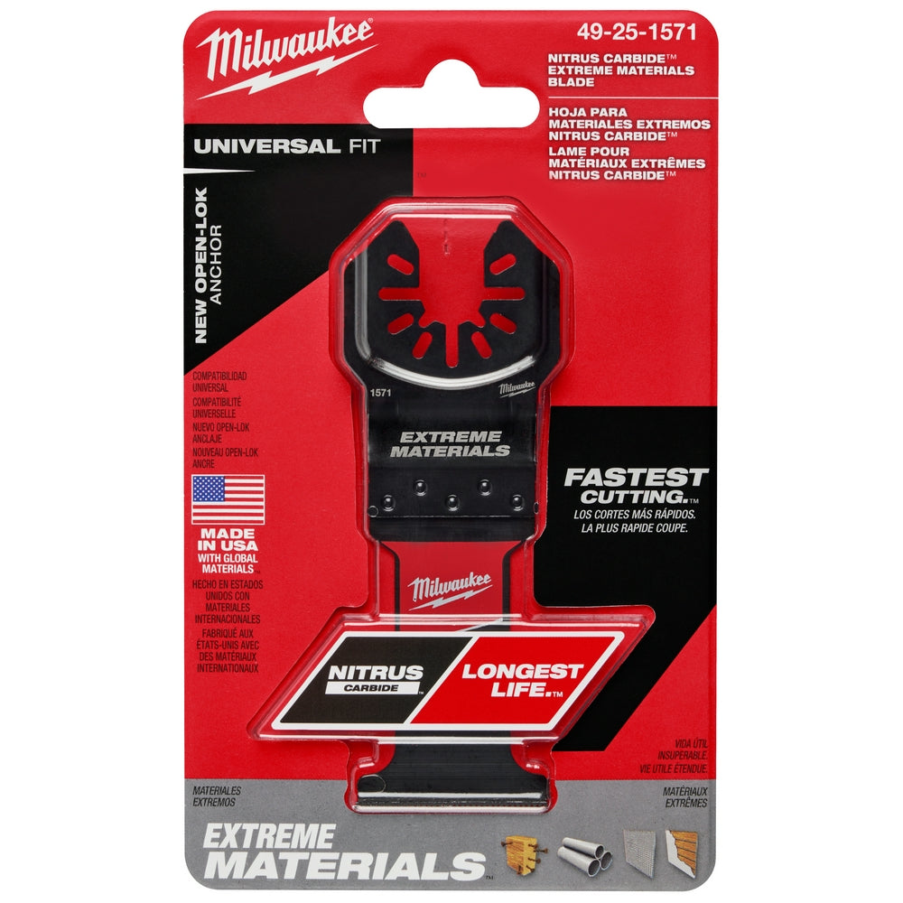 NITRUS™ Carbide Extreme Materials Universal Fit OPEN-LOK™ Multi-Tool Blade (1 PK)