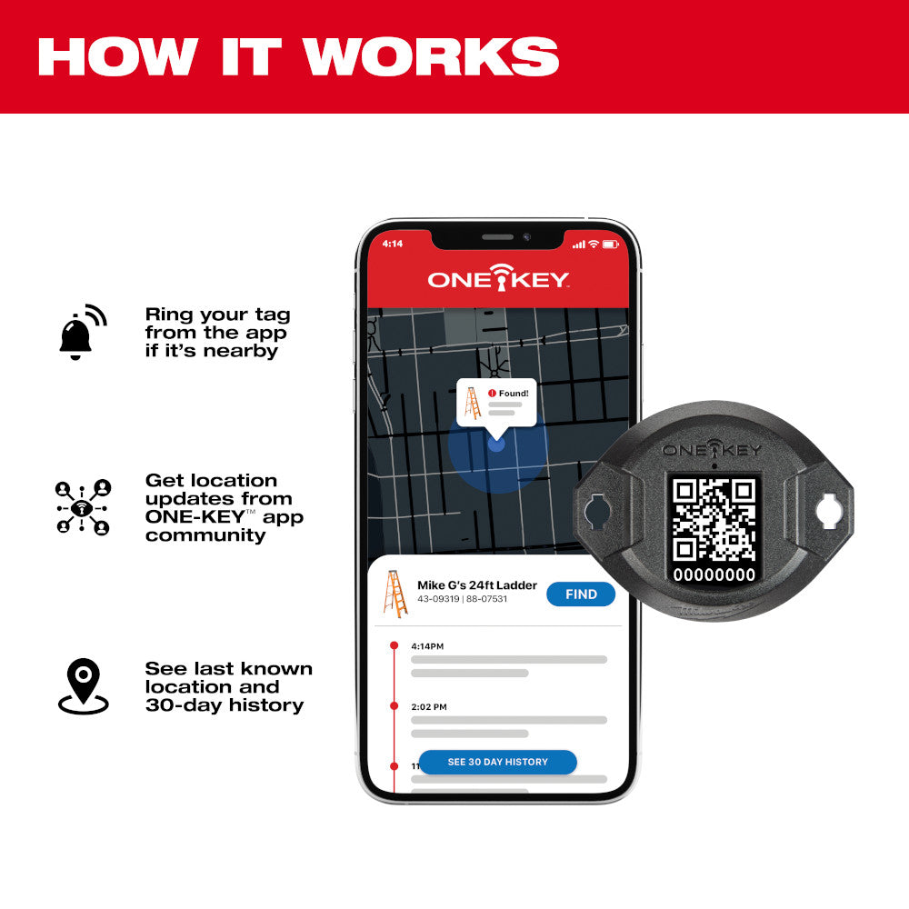 ONE-KEY™ Bluetooth Tracking Tag