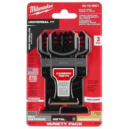 OPEN-LOK™ All-Purpose Multi-Tool Blade Variety Pack 3PC