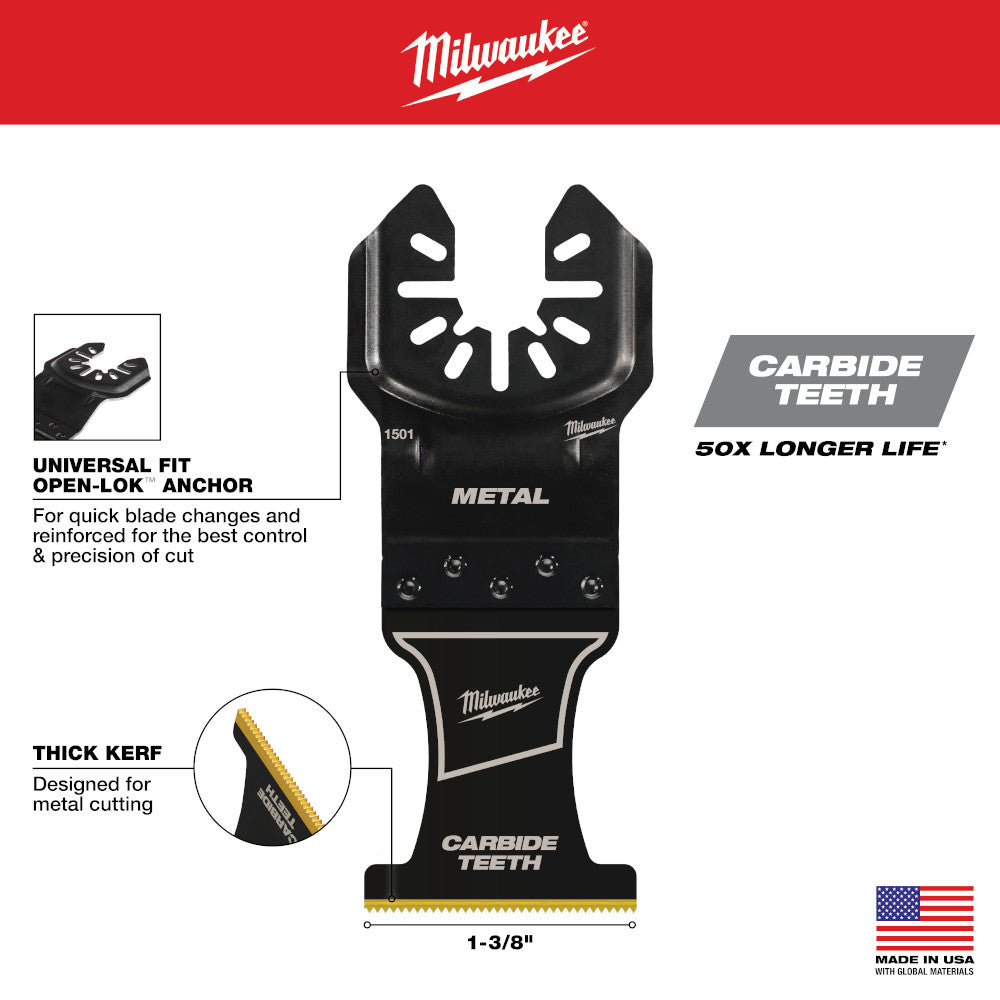 OPEN-LOK™ All-Purpose Multi-Tool Blade Variety Pack 3PC