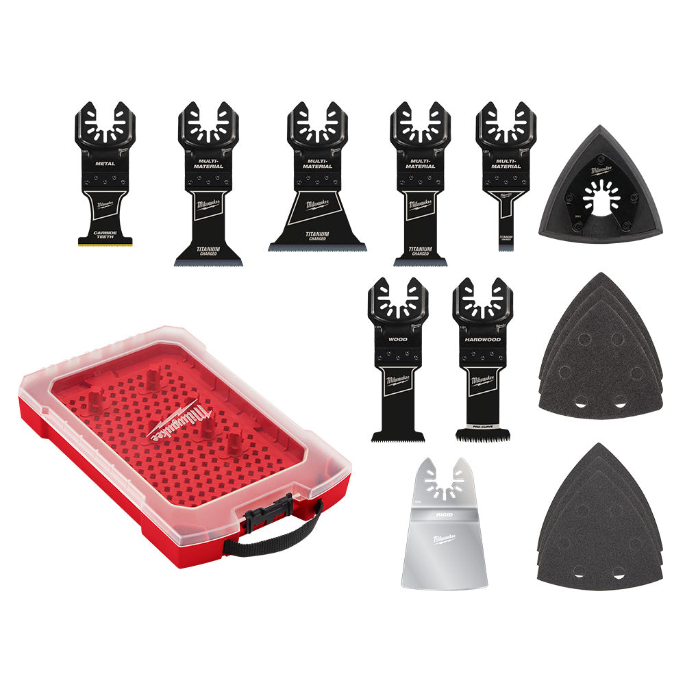 OPEN-LOK™ Multi-Tool Blade Variety Kit with Modular Case 15PC