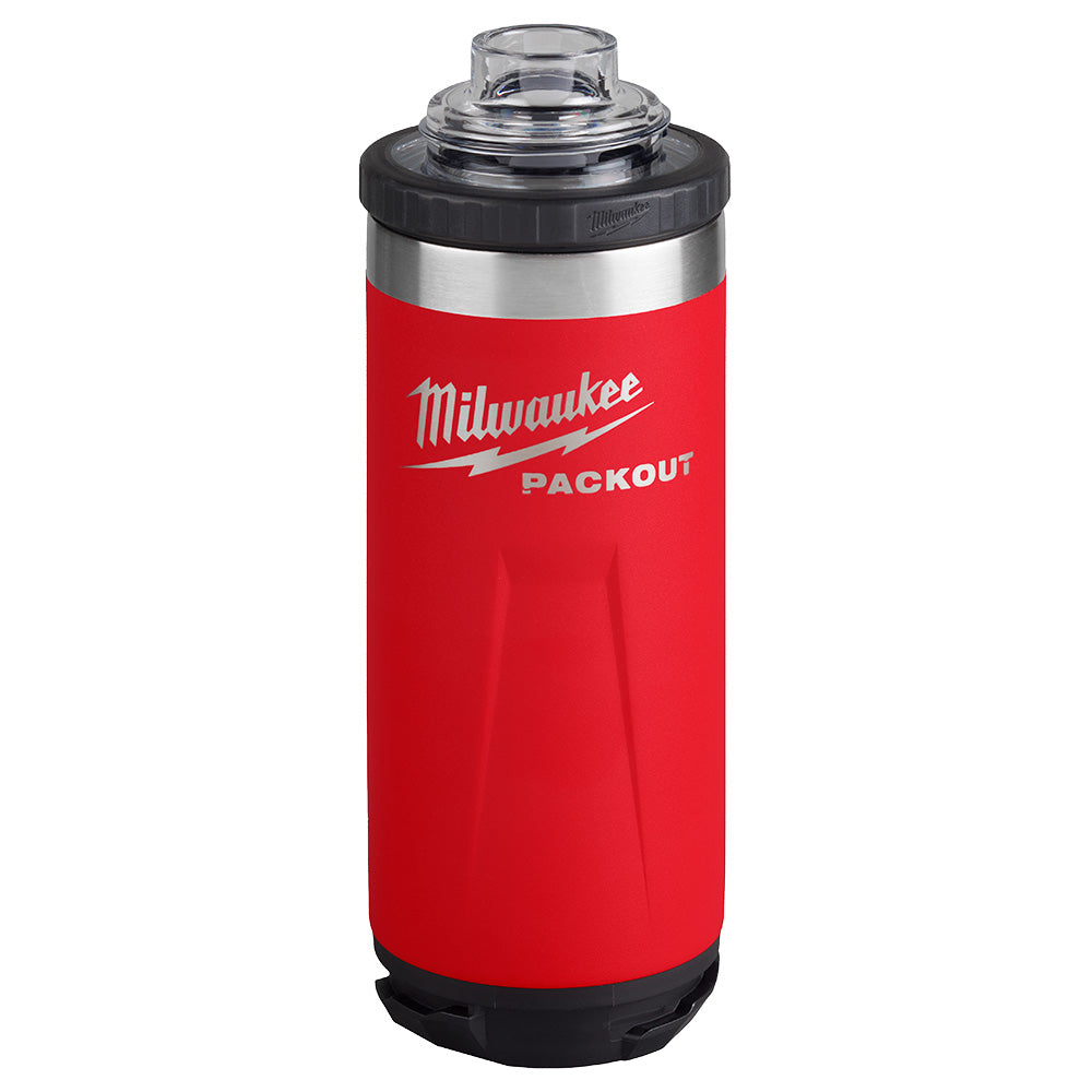 PACKOUT™ 18oz Insulated Bottle with Chug Lid - Red