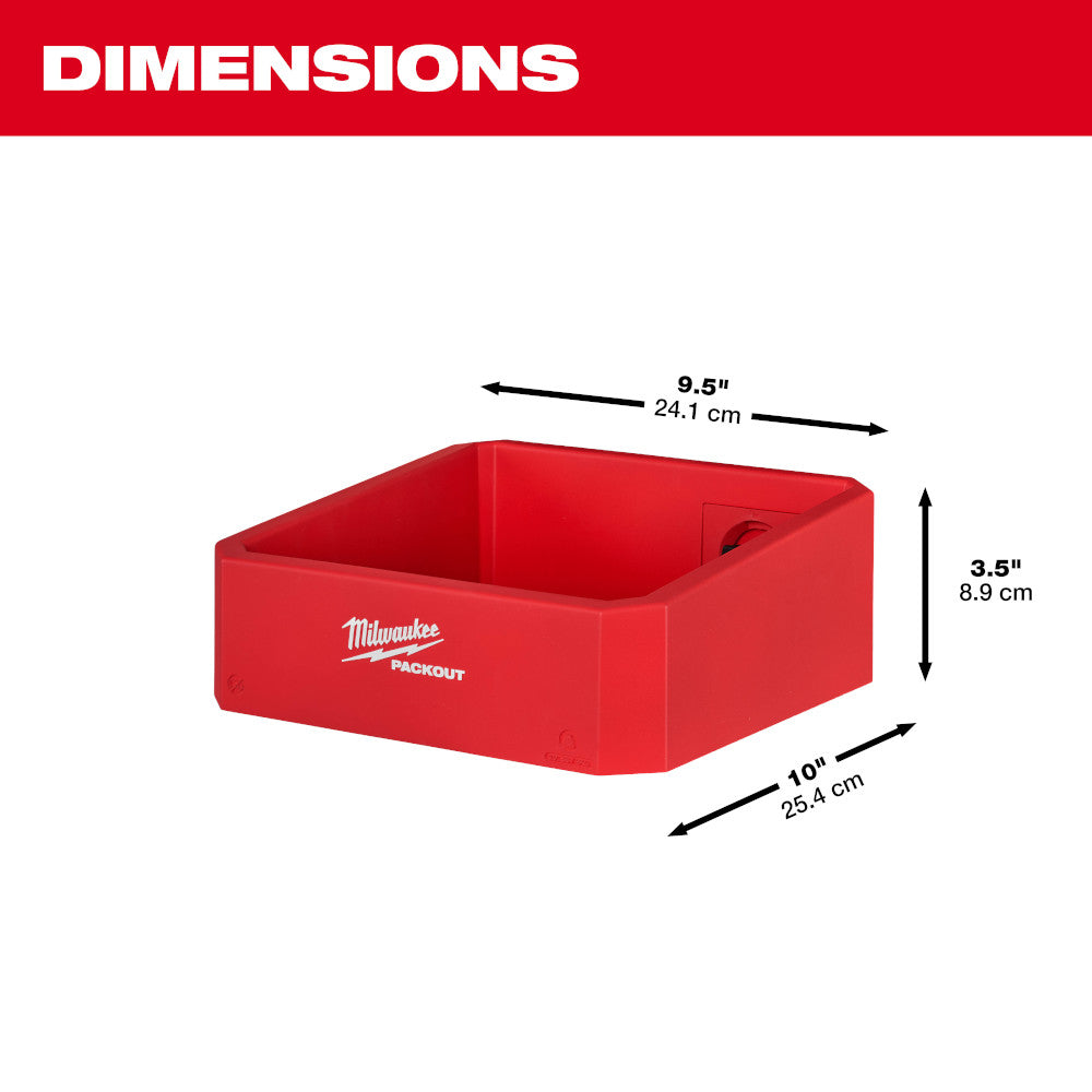 PACKOUT™ Compact Shelf - Dimensions