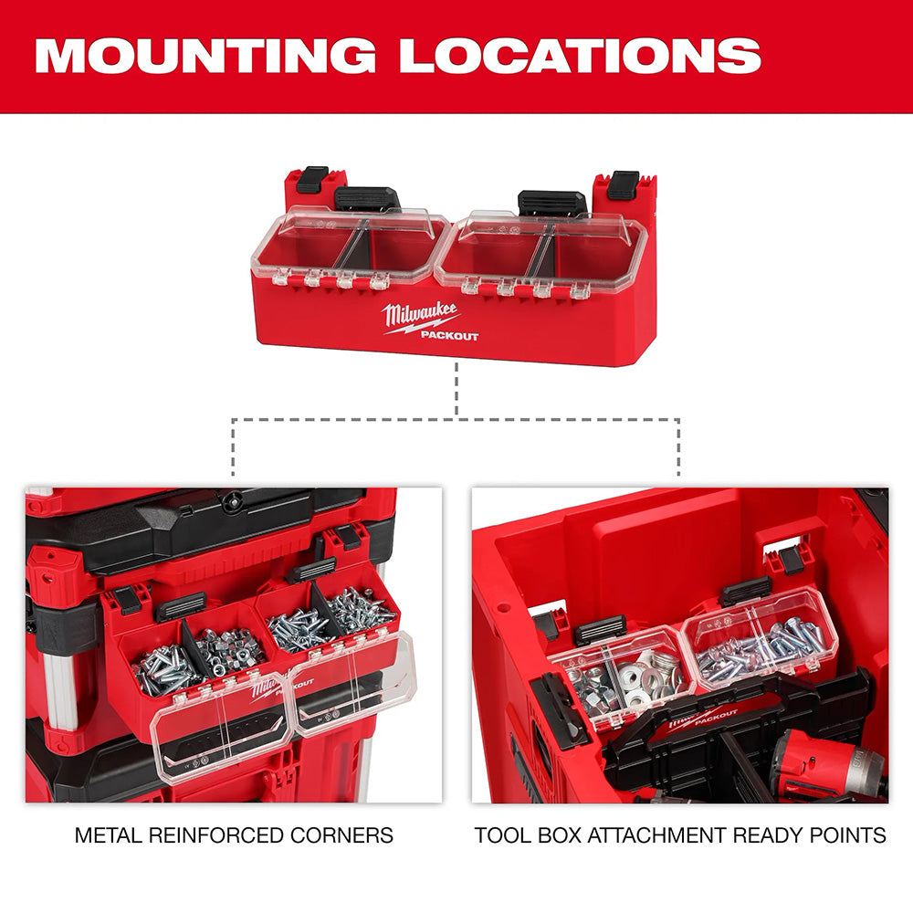 PACKOUT™ Tool Box 2-Bin Attachment