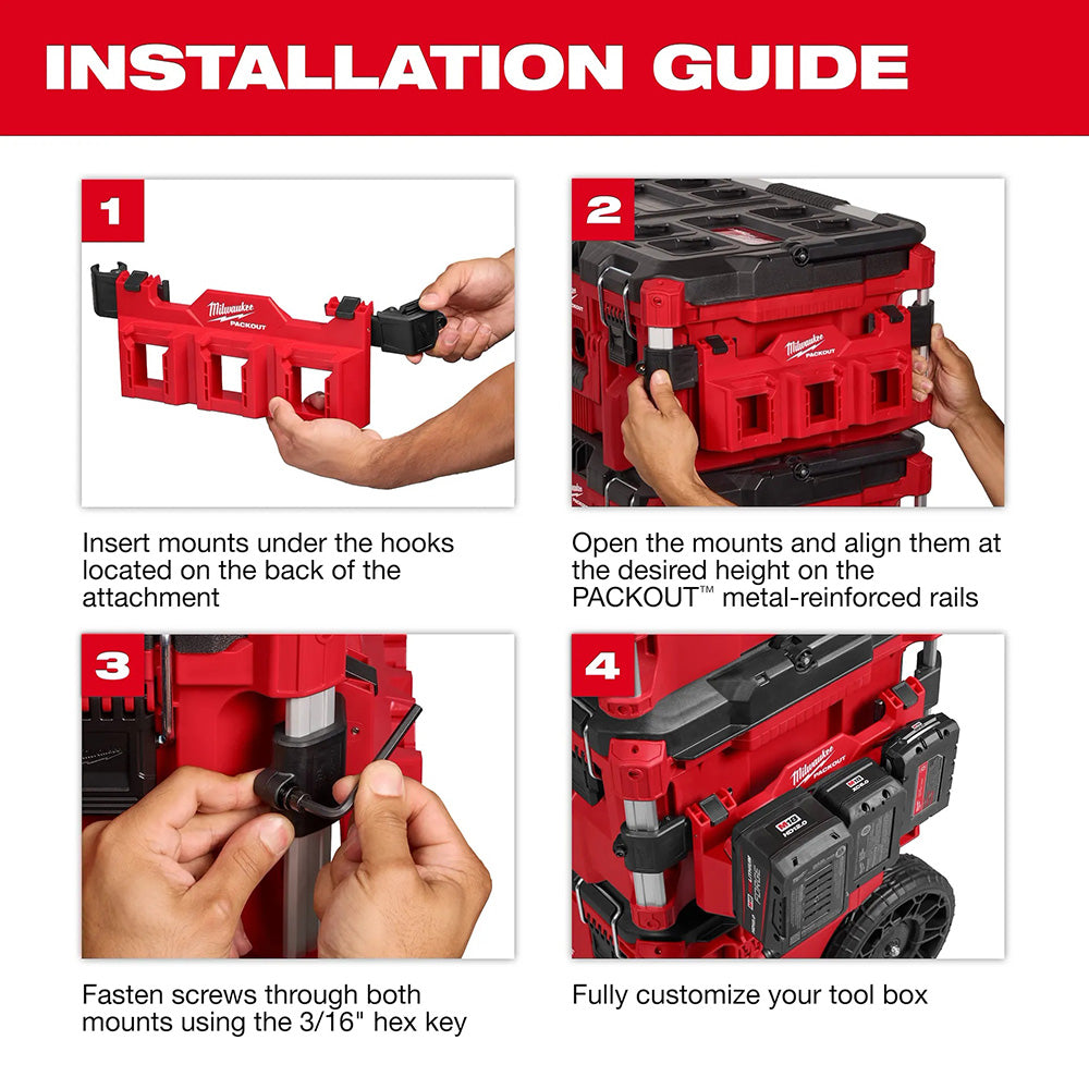 PACKOUT™ Tool Box 2-Bin Attachment