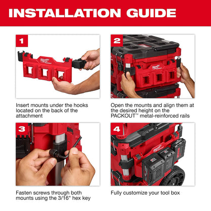 PACKOUT™ Tool Box 2-Bin Attachment