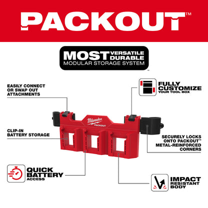 PACKOUT™ Tool Box M18™ Battery Rack Attachment specs